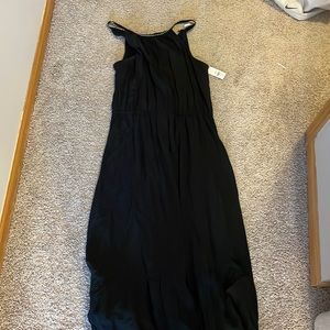 NWT Petite black maxi dress